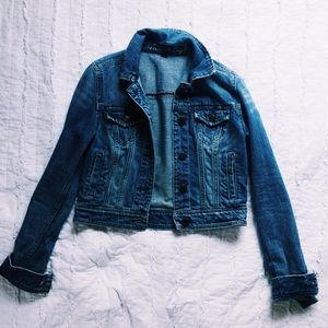 American Eagle Cropped Jean Jacket